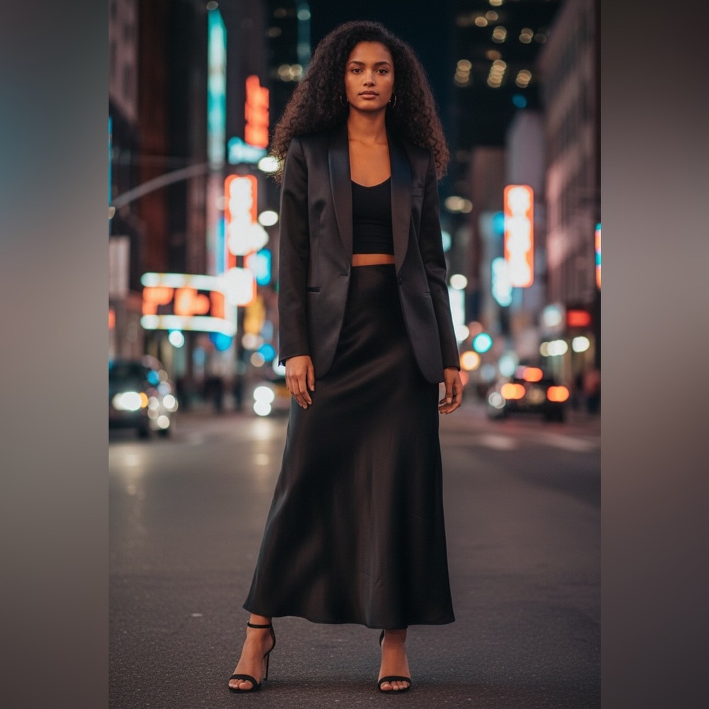 BCBGMaxAzria Runway Elegant Black Jacket